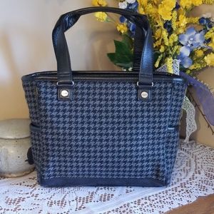 Thirty-One Mini Cindy In Black Houndstooth
